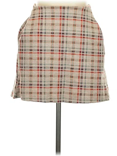 Pre-owned Altar'd State Casual Skirt In Tan