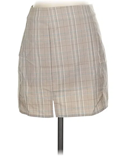 Pre-owned Altar'd State Casual Skirt In Tan