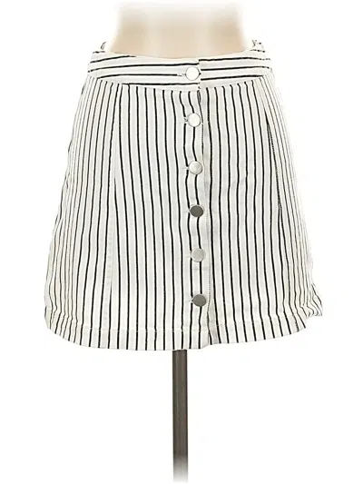 Pre-owned Altar'd State Casual Skirt In White