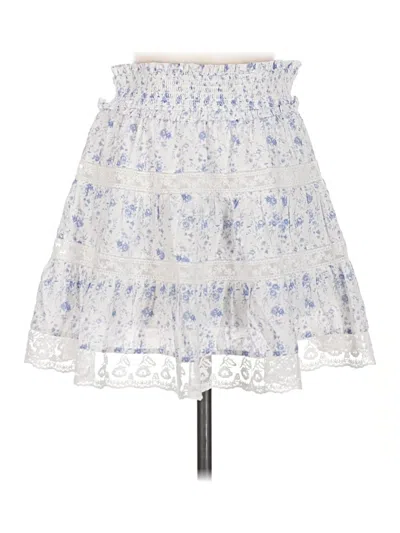 Pre-owned Altar'd State Casual Skirt In White