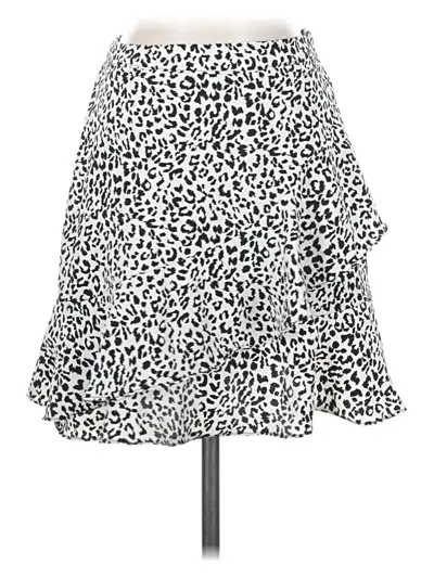 Pre-owned Altar'd State Casual Skirt In White