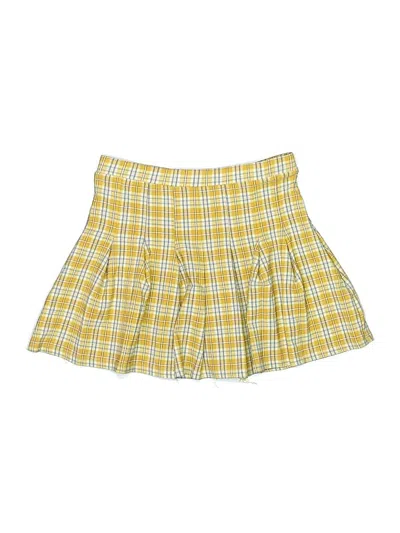 Pre-owned Altar'd State Casual Skirt In Yellow