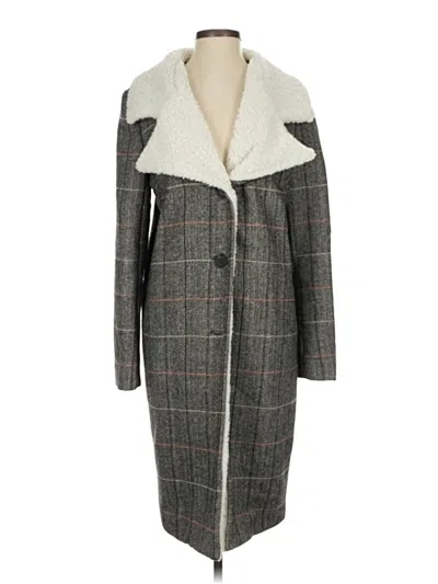 Pre-owned Altar'd State Coat In Gray