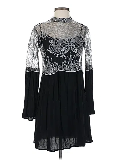 Pre-owned Altar'd State Cocktail Dress In Black