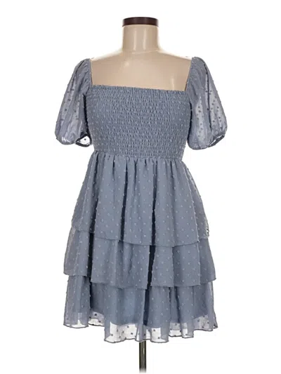 Pre-owned Altar'd State Cocktail Dress In Blue
