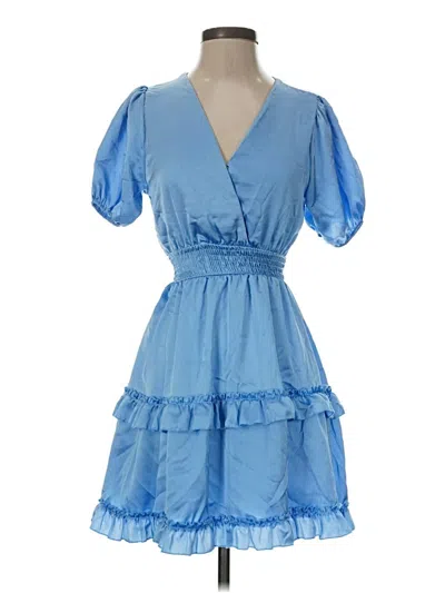 Pre-owned Altar'd State Cocktail Dress In Blue