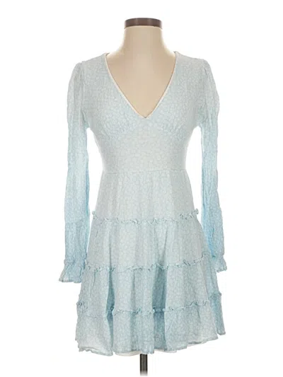 Pre-owned Altar'd State Cocktail Dress In Blue