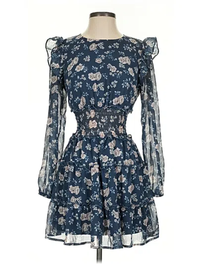 Pre-owned Altar'd State Cocktail Dress In Blue