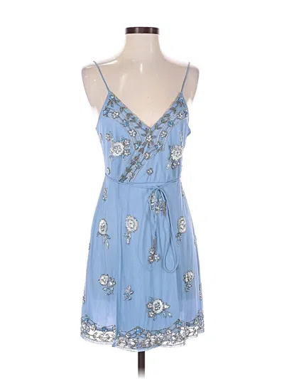Pre-owned Altar'd State Cocktail Dress In Blue