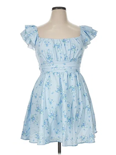 Pre-owned Altar'd State Cocktail Dress In Blue