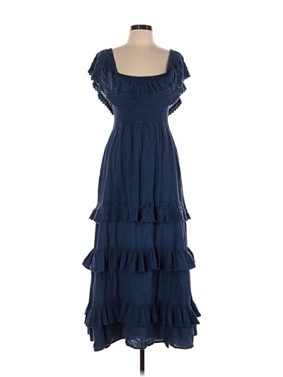 Pre-owned Altar'd State Cocktail Dress In Blue