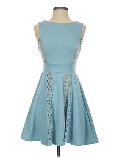Pre-owned Altar'd State Cocktail Dress In Blue