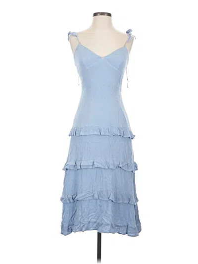 Pre-owned Altar'd State Cocktail Dress In Blue
