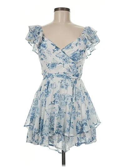 Pre-owned Altar'd State Cocktail Dress In Blue