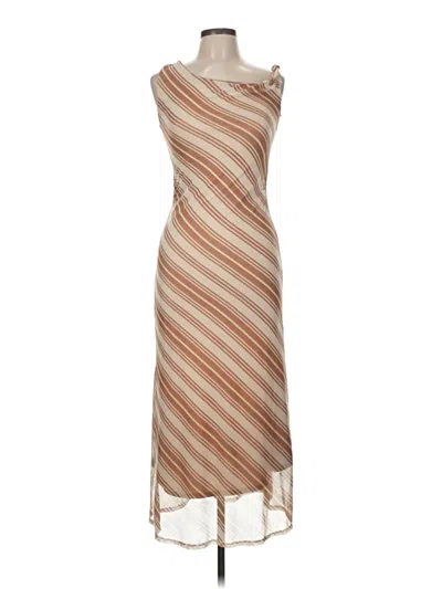 Pre-owned Altar'd State Cocktail Dress In Brown