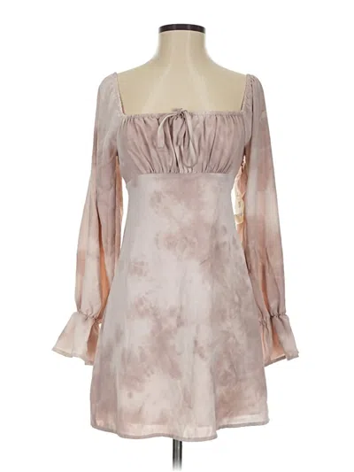 Pre-owned Altar'd State Cocktail Dress In Brown