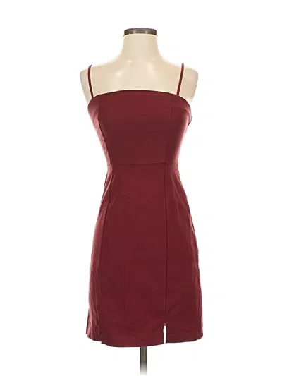 Pre-owned Altar'd State Cocktail Dress In Burgundy