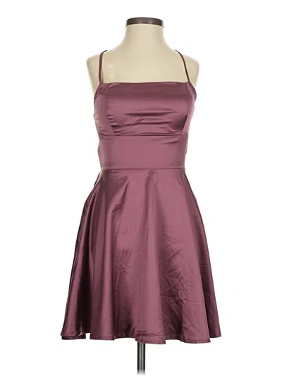 Pre-owned Altar'd State Cocktail Dress In Burgundy