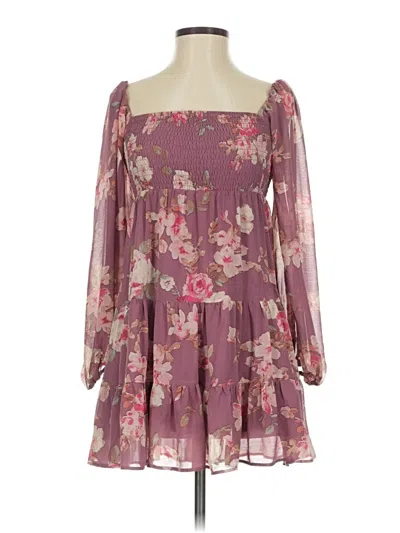 Pre-owned Altar'd State Cocktail Dress In Burgundy