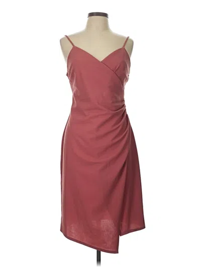 Pre-owned Altar'd State Cocktail Dress In Burgundy
