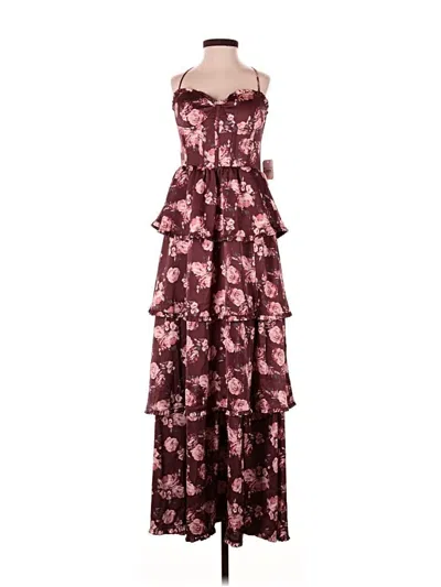 Altar'd State Cocktail Dress In Burgundy