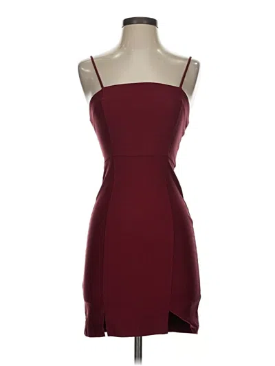 Pre-owned Altar'd State Cocktail Dress In Burgundy