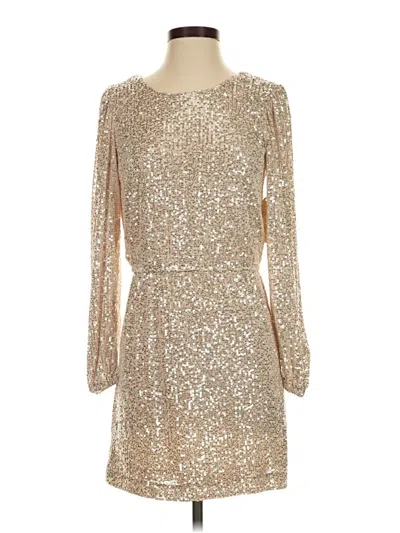 Altar'd State Cocktail Dress In Gold