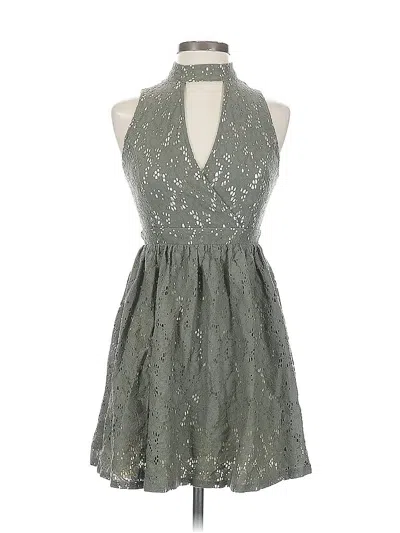 Pre-owned Altar'd State Cocktail Dress In Gray