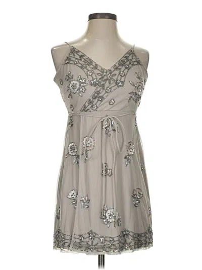 Pre-owned Altar'd State Cocktail Dress In Gray