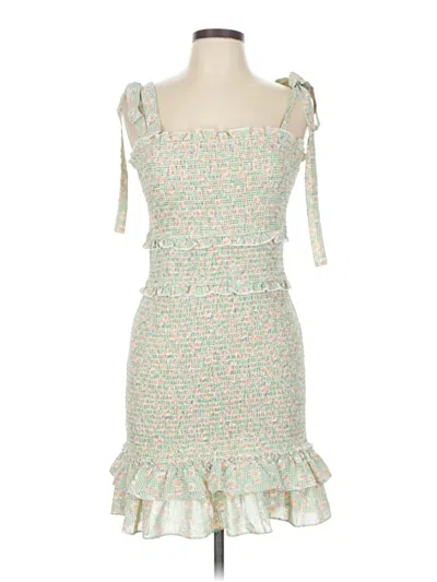 Pre-owned Altar'd State Cocktail Dress In Green