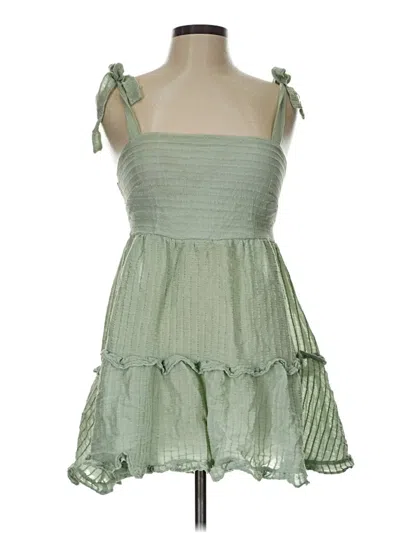 Pre-owned Altar'd State Cocktail Dress In Green