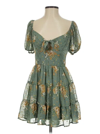 Pre-owned Altar'd State Cocktail Dress In Green