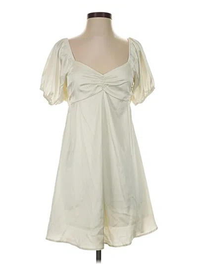 Pre-owned Altar'd State Cocktail Dress In Ivory