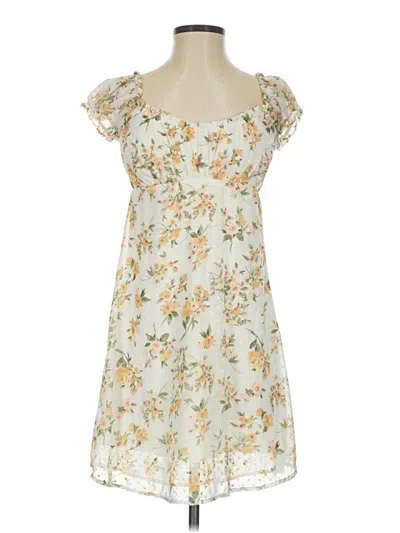 Pre-owned Altar'd State Cocktail Dress In Ivory