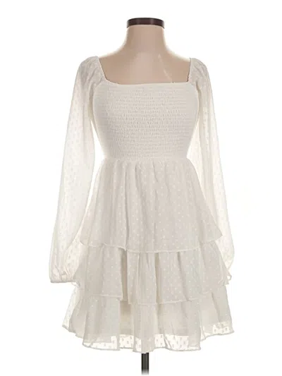Pre-owned Altar'd State Cocktail Dress In Ivory