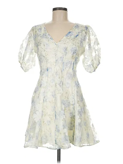 Pre-owned Altar'd State Cocktail Dress In Ivory
