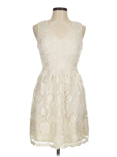 Pre-owned Altar'd State Cocktail Dress In Ivory