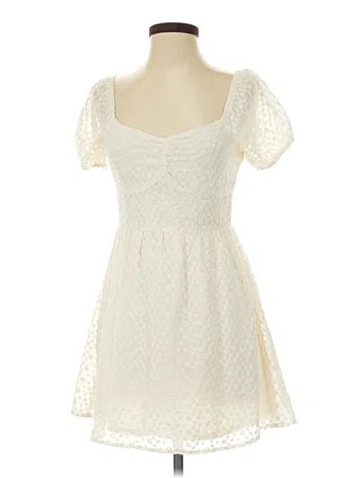 Pre-owned Altar'd State Cocktail Dress In Ivory