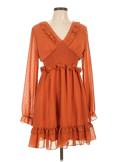 Pre-owned Altar'd State Cocktail Dress In Orange