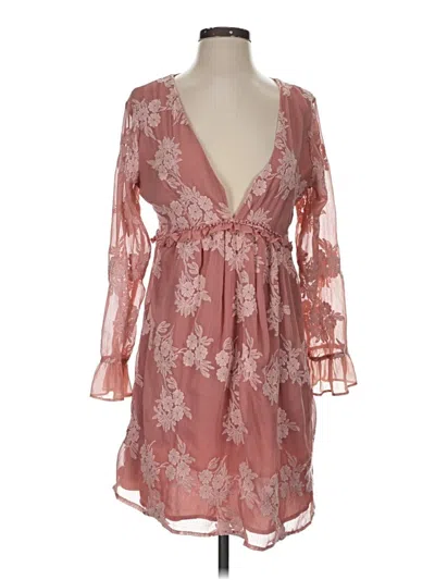Pre-owned Altar'd State Cocktail Dress In Pink