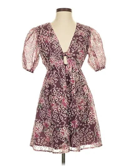 Pre-owned Altar'd State Cocktail Dress In Purple