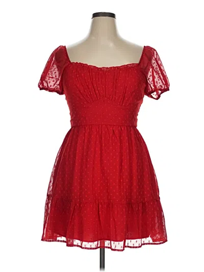 Pre-owned Altar'd State Cocktail Dress In Red