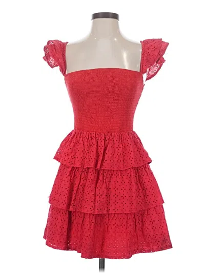 Pre-owned Altar'd State Cocktail Dress In Red