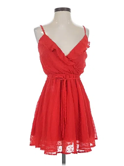 Pre-owned Altar'd State Cocktail Dress In Red