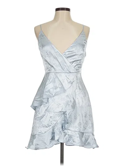 Pre-owned Altar'd State Cocktail Dress In Silver