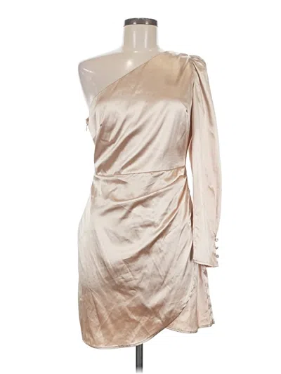 Pre-owned Altar'd State Cocktail Dress In Tan