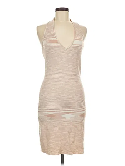 Pre-owned Altar'd State Cocktail Dress In Tan