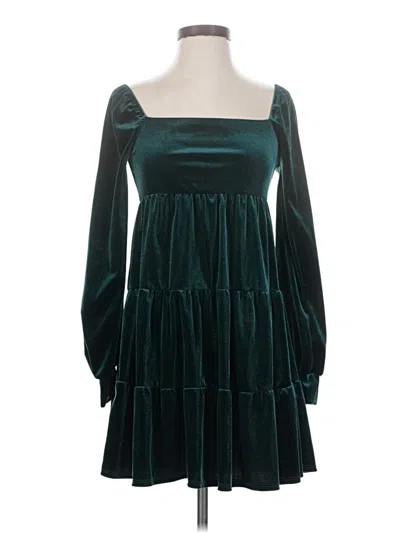 Pre-owned Altar'd State Cocktail Dress In Teal