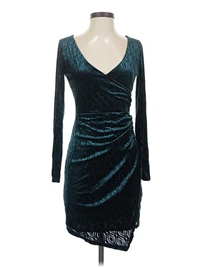 Pre-owned Altar'd State Cocktail Dress In Teal