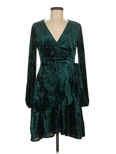 Pre-owned Altar'd State Cocktail Dress In Teal